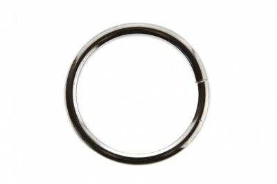 Кольцо металлическое d-32 мм, цв.-никель - купить в Вологде. Цена: 3.54 руб.
