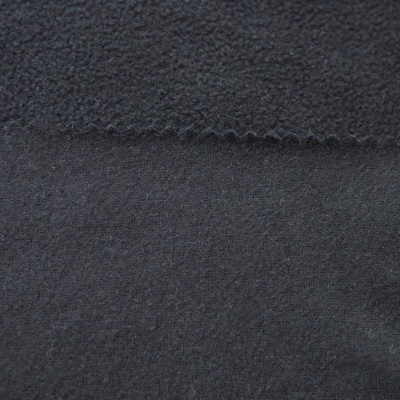 Флис DTY, 130 г/м2, шир. 150 см, цвет чёрный - купить в Вологде. Цена 694.22 руб.