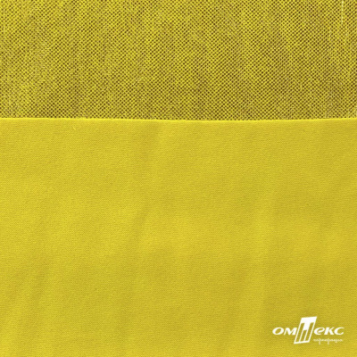 Трикотажное полотно голограмма, шир.140 см, #602 -жёлтый/жёлтый - купить в Вологде. Цена 385.88 руб.