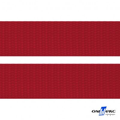 Красный - цв.171- Текстильная лента-стропа 550 гр/м2 ,100% пэ шир.50 мм (боб.50+/-1 м) - купить в Вологде. Цена: 797.67 руб.