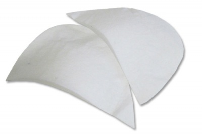 Плечевые накладки И-8 НЦ, составные, цвет белый - купить в Вологде. Цена: 47.27 руб.