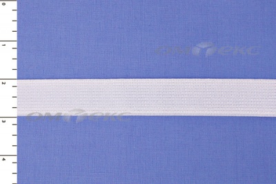 Резинка, 410 гр/м2, шир. 10 мм (в нам. 100 +/-1 м), белая бобина - купить в Вологде. Цена: 3.31 руб.