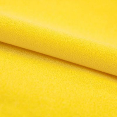 Креп стрейч Амузен 12-0752, 85 гр/м2, шир.150см, цвет жёлтый - купить в Вологде. Цена 194.07 руб.