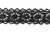Тесьма кружевная 0621-1567, шир. 15 мм/уп. 20+/-1 м, цвет 080-чёрный - купить в Вологде. Цена: 471.74 руб.