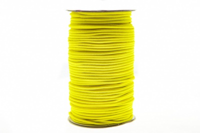 0370-1301-Шнур эластичный 3 мм, (уп.100+/-1м), цв.110 - желтый - купить в Вологде. Цена: 459.62 руб.