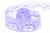 Тесьма кружевная 0621-2063, шир. 40 мм/уп. 20+/-1 м, цвет 107-фиолет - купить в Вологде. Цена: 933.93 руб.