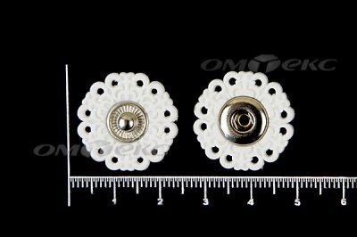 Кнопки пришивные №6 S20мм пластиковые белые - купить в Вологде. Цена: 9.88 руб.