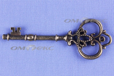 Декоративный элемент для творчества из металла "Ключ"8,5 см  - купить в Вологде. Цена: 26.66 руб.