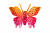 Бабочка декоративная пластиковая #10 - купить в Вологде. Цена: 7.09 руб.