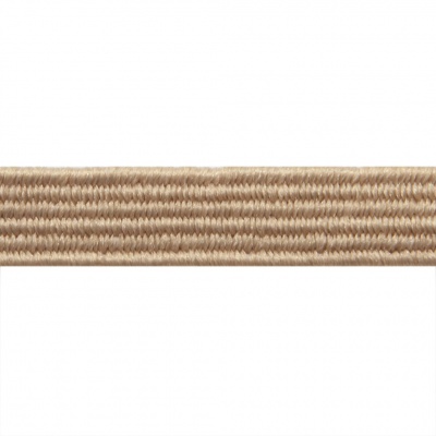 Резиновые нити с текстильным покрытием, шир. 6 мм ( упак.30 м/уп), цв.- 97-бежевый - купить в Вологде. Цена: 152.05 руб.