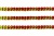 Пайетки "ОмТекс" на нитях, CREAM, 6 мм С / упак.73+/-1м, цв. 96 - красный - купить в Вологде. Цена: 484.77 руб.