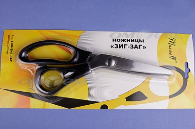 Ножницы ЗИГ-ЗАГ "MAXWELL" 230 мм - купить в Вологде. Цена: 1 041.25 руб.