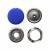 Кнопка рубашечная (закрытая) 9,5мм - эмаль, цв.168 - голубой - купить в Вологде. Цена: 4.77 руб.