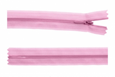Молния потайная Т3 513, 60 см, капрон, цвет св.розовый - купить в Вологде. Цена: 10.13 руб.