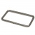 Рамка металлическая прямоугольная, 40 х 15 мм- тём.никель - купить в Вологде. Цена: 4.60 руб.