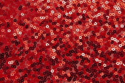 Сетка с пайетками №18, 188 гр/м2, шир.130см, цвет красный - купить в Вологде. Цена 371 руб.