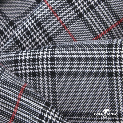 Ткань костюмная "Клер" 80% P, 16% R, 4% S, 200 г/м2, шир.150 см,#10 цв-серый/красный - купить в Вологде. Цена 412.02 руб.