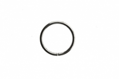 Кольцо металлическое d-15 мм, цв.-никель - купить в Вологде. Цена: 2.45 руб.