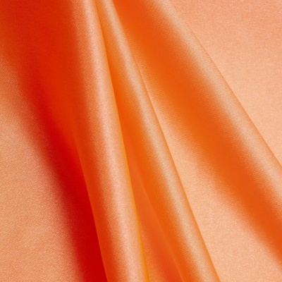 Поли креп-сатин 16-1543, 120 гр/м2, шир.150см, цвет персик - купить в Вологде. Цена 155.57 руб.