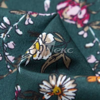Плательная ткань "Фламенко" 6.1, 80 гр/м2, шир.150 см, принт растительный - купить в Вологде. Цена 241.49 руб.