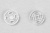 Кнопки пришивные пластиковые 11,5 мм, блистер 24шт, цв.-прозрачные - купить в Вологде. Цена: 59.44 руб.