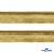 Кант атласный 136, шир. 12 мм (в упак. 65,8 м), цвет золото - купить в Вологде. Цена: 433.08 руб.