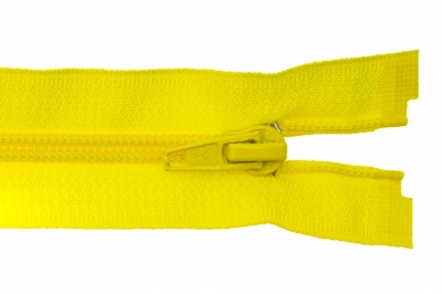 Спиральная молния Т5 131, 70 см, автомат, цвет жёлтый - купить в Вологде. Цена: 16.21 руб.