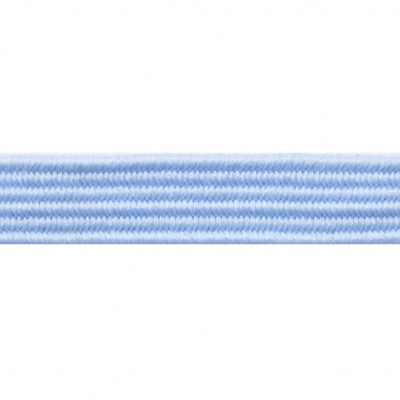 Резиновые нити с текстильным покрытием, шир. 6 мм ( упак.30 м/уп), цв.- 108-голубой - купить в Вологде. Цена: 155.22 руб.